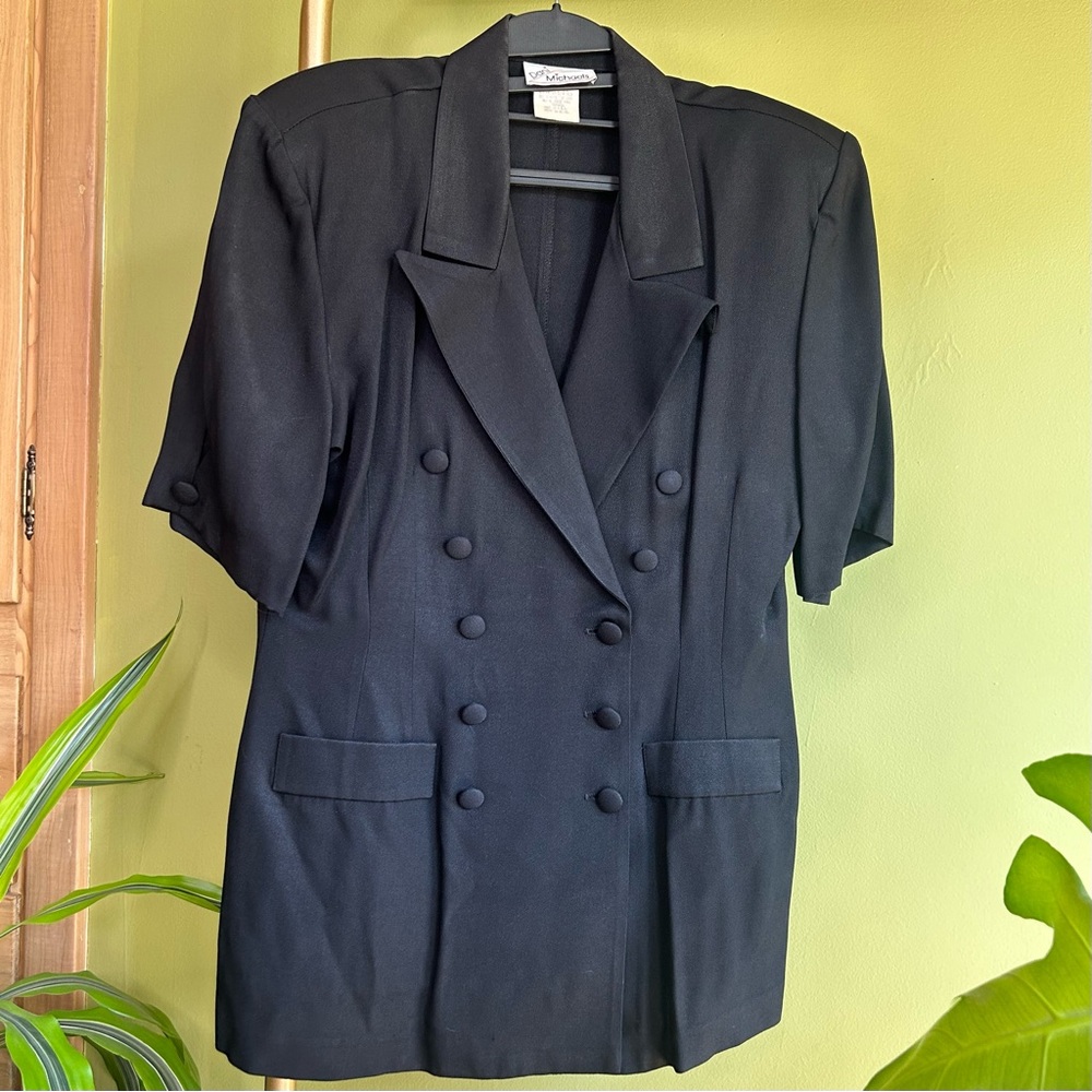 Vintage Double Breasted Tuxedo Style Pantsuit